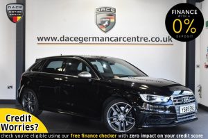 Used 2015 BLACK AUDI S3 Hatchback 2.0 S3 SPORTBACK QUATTRO NAV 5DR AUTO 296 BHP (reg. 2015-11-25) for sale in Altrincham
