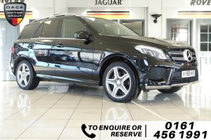 Used 2015 BLACK MERCEDES-BENZ GLE-CLASS SUV 3.0 GLE 350 D 4MATIC AMG LINE 5d AUTO 255 BHP (reg. 2015-09-21) for sale in Wilmslow