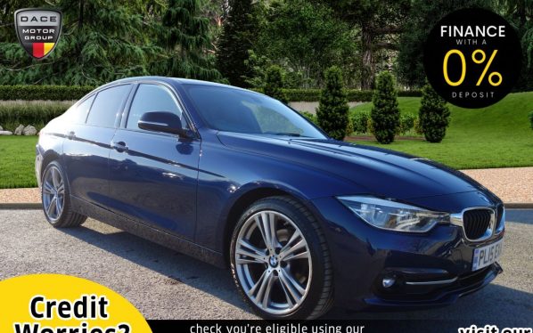 Used 2015 BLUE BMW 3 SERIES Saloon 2.0 320D SPORT 4d 188 BHP (reg. 2015-07-24) for sale in Stockport
