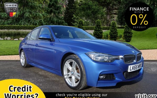 Used 2015 BLUE BMW 3 SERIES Saloon 2.0 320I M SPORT 4d 181 BHP (reg. 2015-09-17) for sale in Stockport
