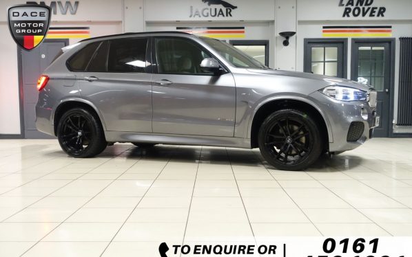 Used 2015 GREY BMW X5 7 Seater 3.0 XDRIVE40D M SPORT 5d AUTO 309 BHP (reg. 2015-09-08) for sale in Wilmslow
