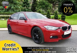 Used 2015 RED BMW 3 SERIES Estate 2.0 328I M SPORT TOURING 5d 242 BHP (reg. 2015-09-01) for sale in Stockport