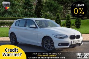 Used 2015 WHITE BMW 1 SERIES Hatchback 1.5 116D SPORT 5d 114 BHP (reg. 2015-10-08) for sale in Stockport