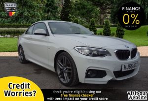 Used 2015 WHITE BMW 2 SERIES Coupe 2.0 220D M SPORT 2d 188 BHP (reg. 2015-09-29) for sale in Stockport