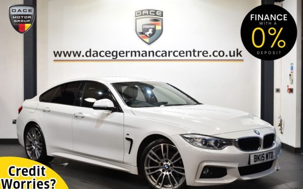 Used 2015 WHITE BMW 4 SERIES Coupe 2.0 420D M SPORT GRAN COUPE 4DR AUTO 188 BHP (reg. 2015-04-24) for sale in Altrincham