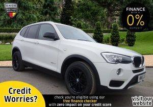 Used 2015 WHITE BMW X3 Estate 2.0 XDRIVE20D SE 5d AUTO 188 BHP (reg. 2015-05-31) for sale in Stockport
