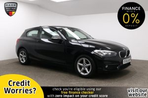 Used 2016 BLACK BMW 1 SERIES Hatchback 1.5 116D SE 3d 114 BHP (reg. 2016-11-16) for sale in Manchester