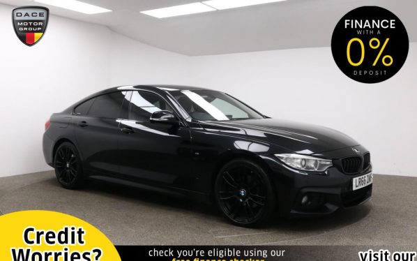 Used 2016 BLACK BMW 4 SERIES Coupe 2.0 420D M SPORT GRAN COUPE 4d AUTO 188 BHP (reg. 2016-12-01) for sale in Manchester