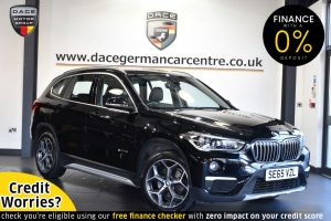 Used 2016 BLACK BMW X1 Estate 2.0 SDRIVE18D XLINE 5DR 148 BHP (reg. 2016-01-30) for sale in Altrincham