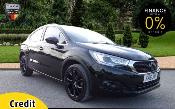 Used 2016 BLACK DS DS 4 CROSSBACK Hatchback 1.6 BLUEHDI S/S 5d 120 BHP (reg. 2016-03-24) for sale in Stockport
