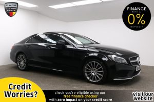 Used 2016 BLACK MERCEDES-BENZ CLS CLASS Coupe 2.1 CLS220 D AMG LINE 4d AUTO 174 BHP (reg. 2016-09-30) for sale in Manchester