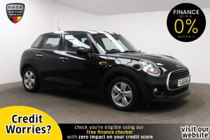 Used 2016 BLACK MINI HATCH COOPER Hatchback 1.5 COOPER D 5d 114 BHP (reg. 2016-02-04) for sale in Manchester