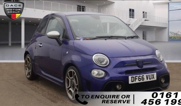 Used 2016 BLUE ABARTH 500 Hatchback 1.4 595 TURISMO MTA 3d AUTO 162 BHP (reg. 2016-10-31) for sale in Wilmslow