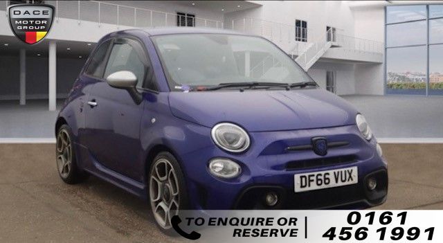Used 2016 BLUE ABARTH 500 Hatchback 1.4 595 TURISMO MTA 3d AUTO 162 BHP (reg. 2016-10-31) for sale in Wilmslow
