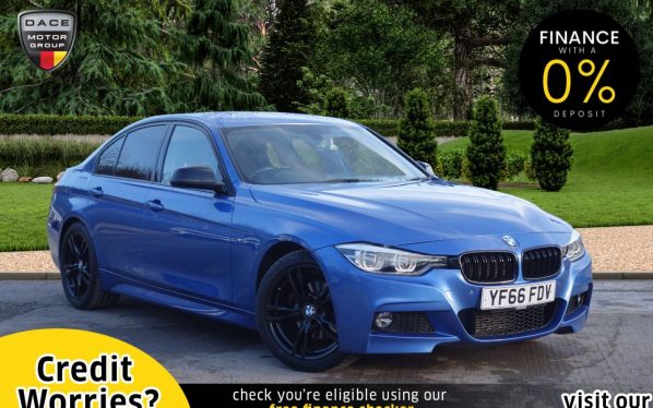 Used 2016 BLUE BMW 3 SERIES Saloon 2.0 320D M SPORT 4d AUTO 188 BHP (reg. 2016-12-05) for sale in Stockport