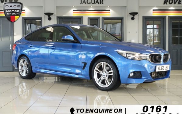 Used 2016 BLUE BMW 3 SERIES Hatchback 2.0 320D XDRIVE M SPORT GRAN TURISMO 5d AUTO 188 BHP (reg. 2016-02-18) for sale in Wilmslow