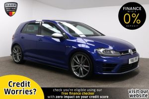Used 2016 BLUE VOLKSWAGEN GOLF Hatchback 2.0 R 5d 298 BHP (reg. 2016-05-16) for sale in Manchester