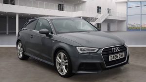 Used 2016 GREY AUDI A3 Hatchback 2.0 TDI S LINE 3DR 148 BHP (reg. 2016-09-20) for sale in Altrincham