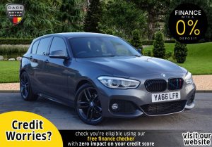 Used 2016 GREY BMW 1 SERIES Hatchback 2.0 118D M SPORT 5d AUTO 147 BHP (reg. 2016-12-21) for sale in Stockport
