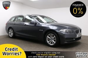 Used 2016 GREY BMW 5 SERIES Estate 2.0 520I SE TOURING 5d 181 BHP (reg. 2016-03-31) for sale in Manchester