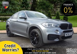 Used 2016 GREY BMW X6 4x4 3.0 XDRIVE30D M SPORT 4d 255 BHP (reg. 2016-10-27) for sale in Stockport