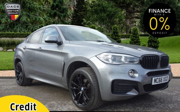 Used 2016 GREY BMW X6 4x4 3.0 XDRIVE30D M SPORT 4d 255 BHP (reg. 2016-10-27) for sale in Stockport