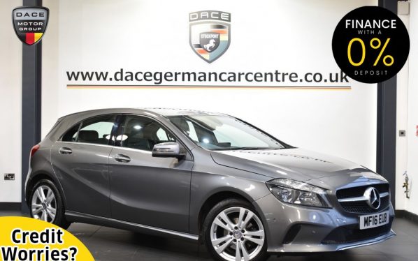 Used 2016 GREY MERCEDES-BENZ A-CLASS Hatchback 1.5 A 180 D SPORT EXECUTIVE 5DR 107 BHP (reg. 2016-03-19) for sale in Altrincham
