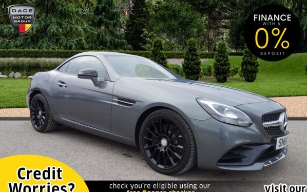 Used 2016 GREY MERCEDES-BENZ SLC Convertible 2.1 SLC 250 D AMG LINE 2d AUTO 201 BHP (reg. 2016-09-17) for sale in Stockport