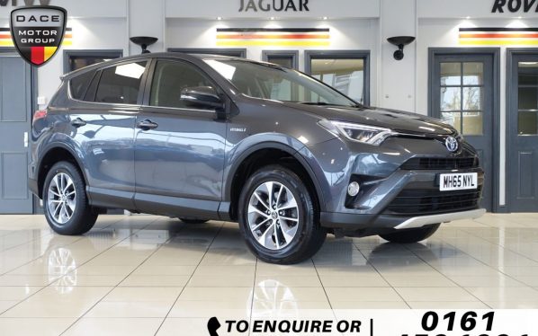 Used 2016 GREY TOYOTA RAV4 SUV 2.5 VVT-I BUSINESS EDITION PLUS 5d AUTO 197 BHP (reg. 2016-02-22) for sale in Wilmslow
