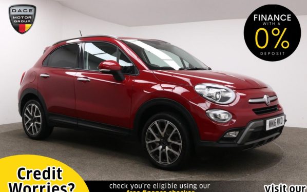 Used 2016 RED FIAT 500X Hatchback 1.4 MULTIAIR CROSS PLUS 5d 140 BHP (reg. 2016-03-18) for sale in Manchester