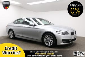 Used 2016 SILVER BMW 5 SERIES Saloon 2.0 520D SE 4d AUTO 188 BHP (reg. 2016-11-10) for sale in Manchester