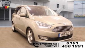 Used 2016 SILVER FORD GRAND C-MAX MPV 1.5 TITANIUM X TDCI 5d 118 BHP (reg. 2016-05-19) for sale in Wilmslow