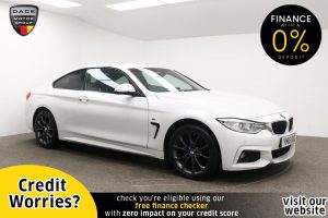 Used 2016 WHITE BMW 4 SERIES Coupe 2.0 420I XDRIVE M SPORT 2d AUTO 181 BHP (reg. 2016-07-29) for sale in Manchester