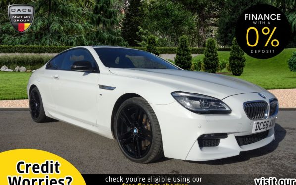 Used 2016 WHITE BMW 6 SERIES Coupe 3.0 640D M SPORT 2d AUTO 309 BHP (reg. 2016-12-08) for sale in Stockport