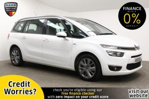 Used 2016 WHITE CITROEN C4 GRAND PICASSO MPV 1.6 BLUEHDI EXCLUSIVE 5d AUTO 118 BHP (reg. 2016-04-30) for sale in Manchester