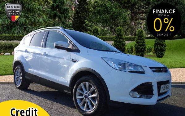 Used 2016 WHITE FORD KUGA Hatchback 2.0 TITANIUM TDCI 5d 148 BHP (reg. 2016-03-08) for sale in Stockport