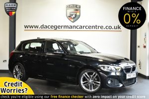 Used 2017 BLACK BMW 1 SERIES Hatchback 1.5 116D M SPORT 5DR AUTO 114 BHP (reg. 2017-09-07) for sale in Altrincham