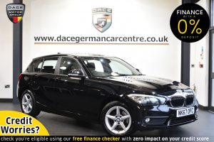 Used 2017 BLACK BMW 1 SERIES Hatchback 1.5 118I SE 5DR 134 BHP (reg. 2017-09-04) for sale in Altrincham