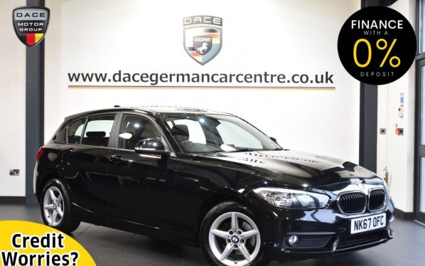 Used 2017 BLACK BMW 1 SERIES Hatchback 1.5 118I SE 5DR 134 BHP (reg. 2017-09-04) for sale in Altrincham