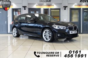 Used 2017 BLACK BMW 1 SERIES Hatchback 2.0 120D XDRIVE M SPORT 5d AUTO 188 BHP (reg. 2017-03-02) for sale in Wilmslow