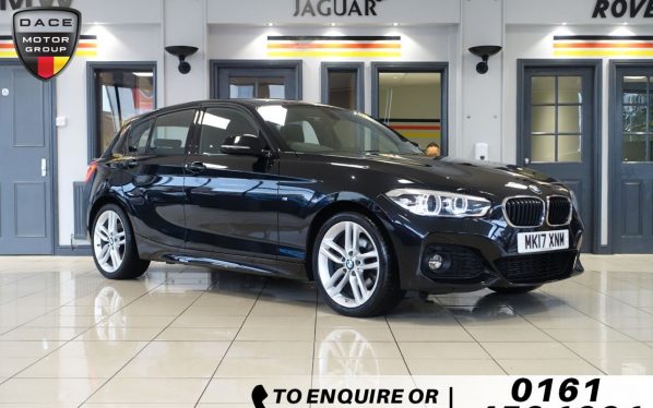 Used 2017 BLACK BMW 1 SERIES Hatchback 2.0 120D XDRIVE M SPORT 5d AUTO 188 BHP (reg. 2017-03-02) for sale in Wilmslow