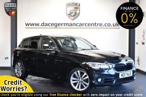 Used 2017 BLACK BMW 1 SERIES Hatchback 2.0 120I SPORT 5DR 181 BHP (reg. 2017-06-30) for sale in Altrincham
