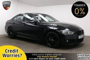 Used 2017 BLACK BMW 3 SERIES Saloon 3.0 335D XDRIVE M SPORT 4d AUTO 308 BHP (reg. 2017-03-31) for sale in Manchester