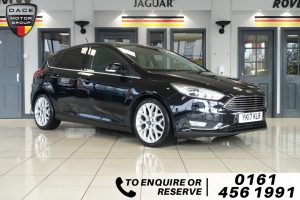 Used 2017 BLACK FORD FOCUS Hatchback 1.5 TITANIUM X TDCI 5d AUTO 118 BHP (reg. 2017-07-31) for sale in Wilmslow