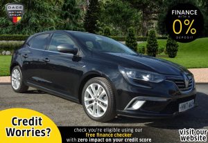 Used 2017 BLACK RENAULT MEGANE Hatchback 1.6 GT LINE NAV DCI 5d 130 BHP (reg. 2017-03-24) for sale in Stockport