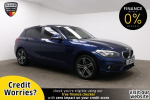Used 2017 BLUE BMW 1 SERIES Hatchback 1.5 116D SPORT 5d AUTO 114 BHP (reg. 2017-06-20) for sale in Manchester