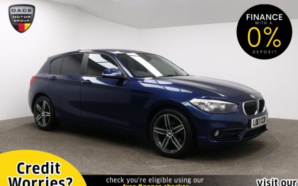 Used 2017 BLUE BMW 1 SERIES Hatchback 1.5 116D SPORT 5d AUTO 114 BHP (reg. 2017-06-20) for sale in Manchester