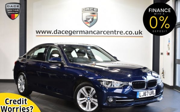 Used 2017 BLUE BMW 3 SERIES Saloon 1.5 318I SPORT 4DR AUTO 135 BHP (reg. 2017-09-05) for sale in Altrincham