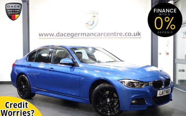 Used 2017 BLUE BMW 3 SERIES Saloon 3.0 330D XDRIVE M SPORT 4DR AUTO 255 BHP (reg. 2017-06-29) for sale in Altrincham