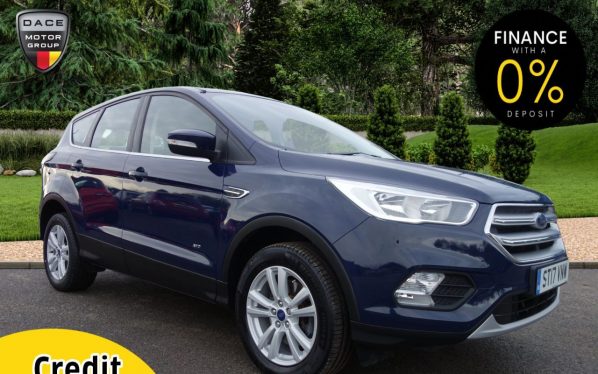 Used 2017 BLUE FORD KUGA Hatchback 2.0 ZETEC TDCI 5d 148 BHP (reg. 2017-06-27) for sale in Stockport